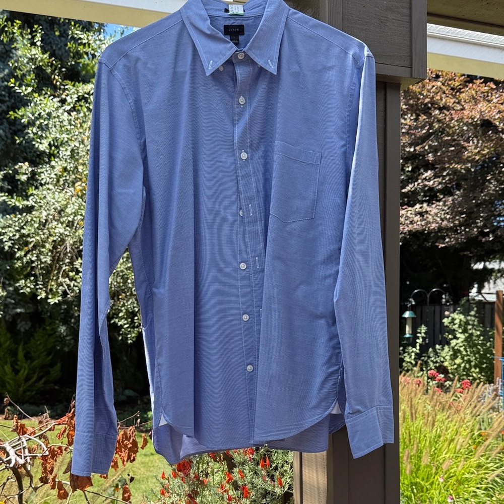 J. Crew Light Blue Casual Button-Down Shirt